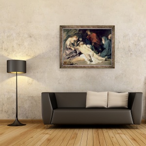 Tablou inramat - Peter Paul Rubens - Lament al lui Hristos, 60 x 80 cm - Img 2
