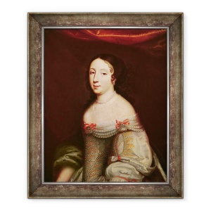 Tablou inramat - Philippe de Champaigne - Portret De Anne De Austria 1601-1666, Infanta Spaniei, 70 x 85 cm