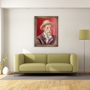 Tablou inramat - Pierre Auguste Renoir - Autoportret, 60 x 80 cm - Img 2