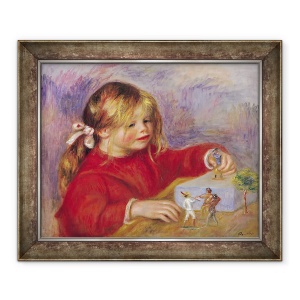 Tablou inramat - Pierre Auguste Renoir - Claude Renoir b.1901 in joc, 70 x 85 cm