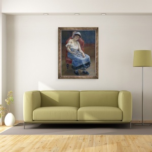 Tablou inramat - Pierre Auguste Renoir - Fata de dormit, 60 x 80 cm - Img 2