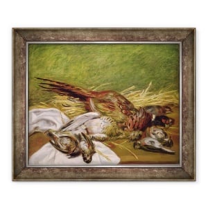 Tablou inramat - Pierre Auguste Renoir - Fazan si sturzi, 50 x 60 cm