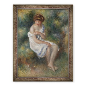 Tablou inramat - Pierre Auguste Renoir - La scaldat IV, 70 x 90 cm