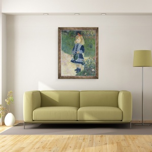 Tablou inramat - Pierre Auguste Renoir - O fata cu o cutie de udare, 60 x 80 cm - Img 2