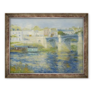 Tablou inramat - Pierre Auguste Renoir - Podul de la Chatou, 60 x 80 cm