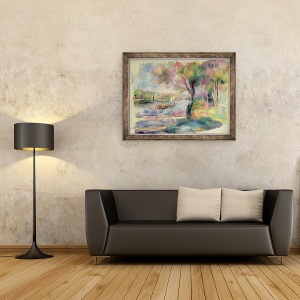 Tablou inramat - Pierre Auguste Renoir - Sena la Argenteuil I, 60 x 80 cm - Img 2
