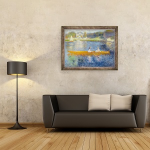 Tablou inramat - Pierre Auguste Renoir - Skiff La Yole, 70 x 90 cm - Img 2