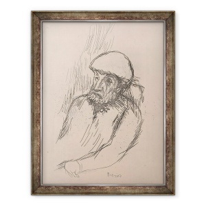 Tablou inramat - Pierre Bonnard - Portretul lui Renoir, 70 x 90 cm