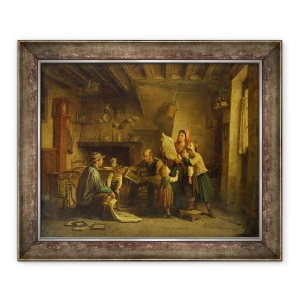 Tablou inramat - Pierre Edouard Frere - Dealerul de arta, 50 x 60 cm