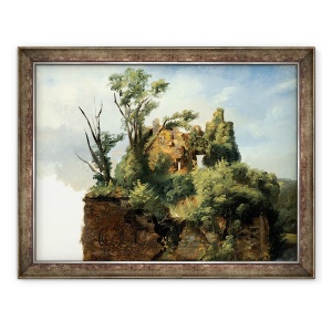 Tablou inramat - Pierre Henri de Valenciennes - Peisaj cu ruine, 70 x 90 cm