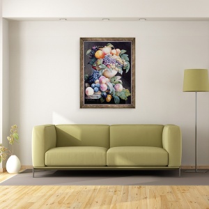 Tablou inramat - Pierre-Joseph Redouté - Fructe, 60 x 80 cm - Img 2