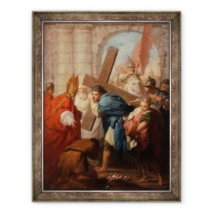 Tablou inramat - Pierre Subleyras - Heraclius Purtand Crucea, 70 x 90 cm