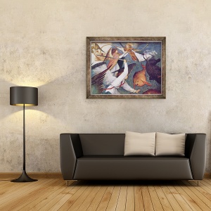 Tablou inramat - Pieter Bruegel the Elder - Caderea ingerilor rebeli I, 60 x 80 cm - Img 2