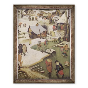 Tablou inramat - Pieter Bruegel the Elder - Recensamantul din Betleem IV, 60 x 80 cm