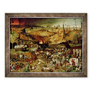 Tablou inramat - Pieter Bruegel the Elder - Triumful Mortii, 70 x 90 cm