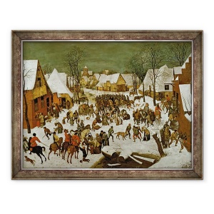 Tablou inramat - Pieter Brueghel the Younger - Masacrul inocentilor I, 70 x 90 cm