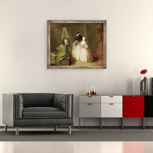 Tablou inramat - Pietro Longhi - Studioul artistului, 50 x 60 cm - Img 2