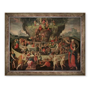 Tablou inramat - Quentin Varin - Tabula din Cebes, 70 x 90 cm