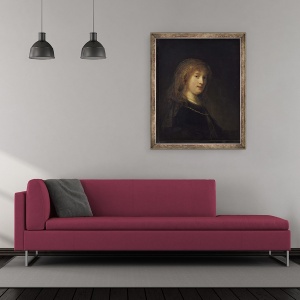 Tablou inramat - Rembrandt Harmensz van Rijn - Saskia van Uylenburgh, 50 x 60 cm - Img 2