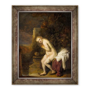 Tablou inramat - Rembrandt Harmensz van Rijn - Susanna si Batranii, 70 x 85 cm