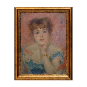 Tablou Inramat - Renoir - Actree Jeane Samary, Rama Auriu, 30 x 40 cm