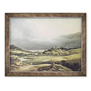 Tablou inramat - Richard Sasse - Vedere la Castelul Dunloe, Killarney, 70 x 90 cm