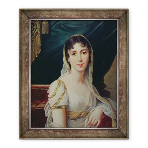 Tablou inramat - Robert Lefevre - Desiree Clary 1781-1860 Regina Suediei, 50 x 60 cm