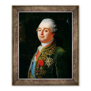 Tablou inramat - Robert Lefevre - Ludovic al XVI-lea 1754-93, 50 x 60 cm