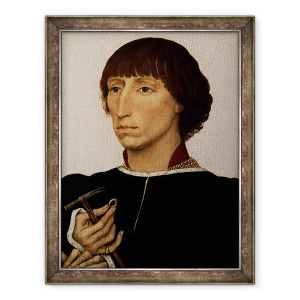 Tablou inramat - Rogier van der Weyden - Francesco dEste, 60 x 80 cm