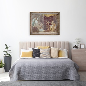Tablou inramat - Roman - Femeie de vanzare Cupidon, de la Stabiae, 70 x 90 cm - Img 3