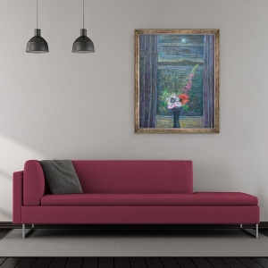 Tablou inramat - Ruth Addinall - Noapte de vara, 50 x 60 cm - Img 2