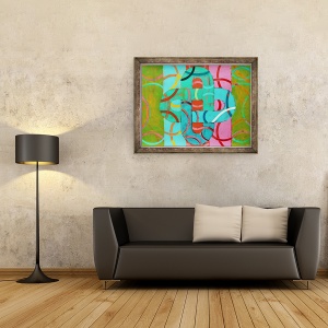 Tablou inramat - Sara Hayward - Abstract 11, 60 x 80 cm - Img 2