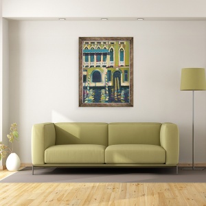 Tablou inramat - Sara Hayward - Copertina albastra, 60 x 80 cm - Img 2