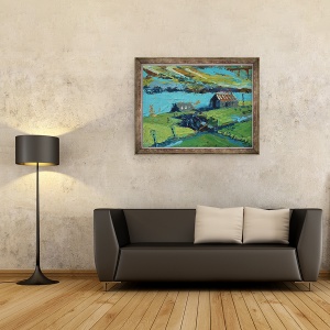Tablou inramat - Sara Hayward - Ferma I, 70 x 90 cm - Img 2