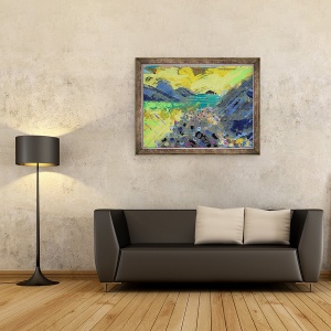 Tablou inramat - Sara Hayward - Insula II, 70 x 90 cm - Img 2