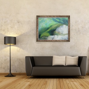 Tablou inramat - Sara Studd - Pe stanci 2, 70 x 90 cm - Img 2