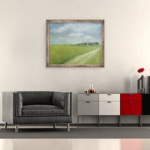 Tablou inramat - Sara Studd - Peisaj plat, 50 x 60 cm - Img 2