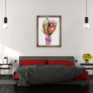 Tablou inramat - Sarah Thompson-Engels - Vas purpuriu 2020, 60 x 80 cm - Img 3