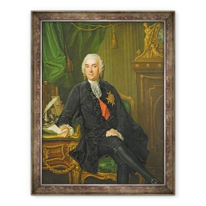Tablou inramat - Scoala franceza - Joseph-Francois Foulon 1715-89 dupa 1760, 60 x 80 cm