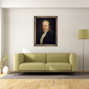 Tablou inramat - Scoala franceza - Portret De Benjamin Constant, 60 x 80 cm - Img 2