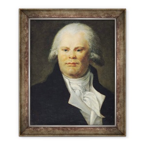 Tablou inramat - Scoala Franceza - Portretul lui Georges Danton 1759-94 I, 70 x 85 cm