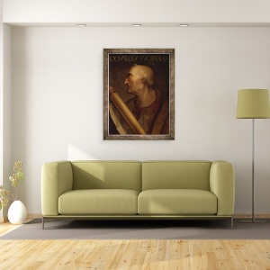 Tablou inramat - Scoala Italiana - Amerigo Vespucci, 60 x 80 cm - Img 2