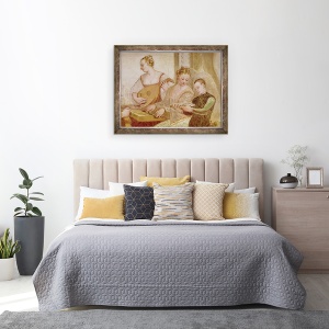 Tablou inramat - Scoala Italiana - Concertul fresca, 70 x 90 cm - Img 3