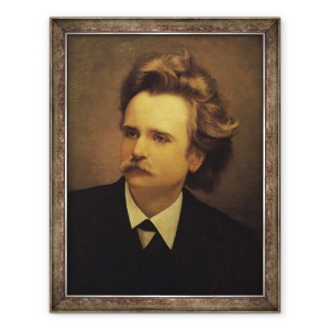 Tablou inramat - Scoala Italiana - Edvard Hagerup Grieg 1843-1907, 60 x 80 cm