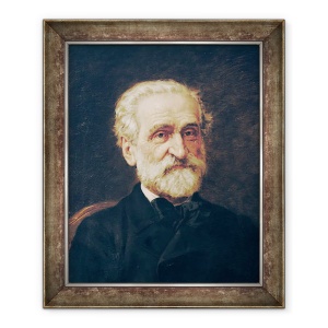Tablou inramat - Scoala Italiana - Giuseppe Verdi, 70 x 85 cm