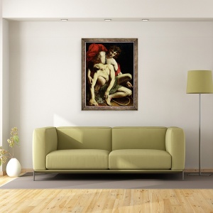Tablou inramat - Scoala Italiana - Moartea lui Hyacinthus, 60 x 80 cm - Img 2