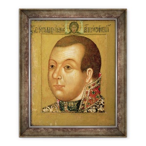 Tablou inramat - Scoala Rusa - Prince M. V. Skopin-Shuyski 1587-1610, 50 x 60 cm