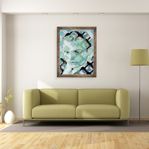 Tablou inramat - Scott J. Davis - James Cagney, 70 x 90 cm - Img 2