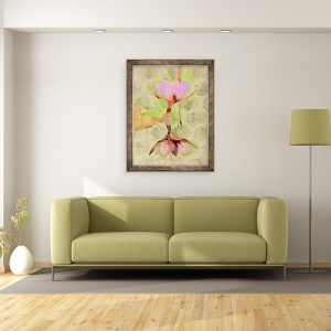 Tablou inramat - Scott J. Davis - Reflectie crin, 70 x 90 cm - Img 2