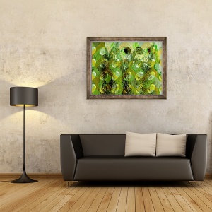 Tablou inramat - Scott J. Davis - Verde de primavara, 70 x 90 cm - Img 2